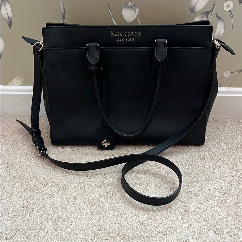 Kate Spade Black Tote Bag with Sophisticated Design